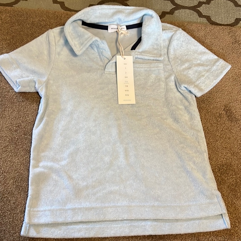 Boys terrycloth swim shirt